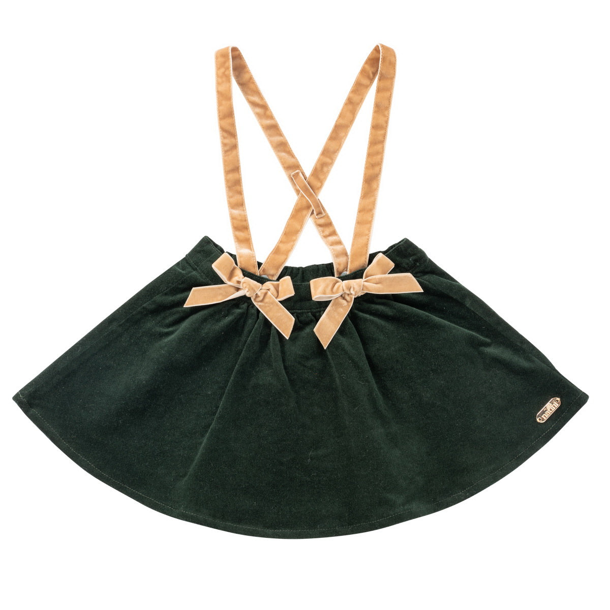 Skirt Bretel Bow - Vert Foncé