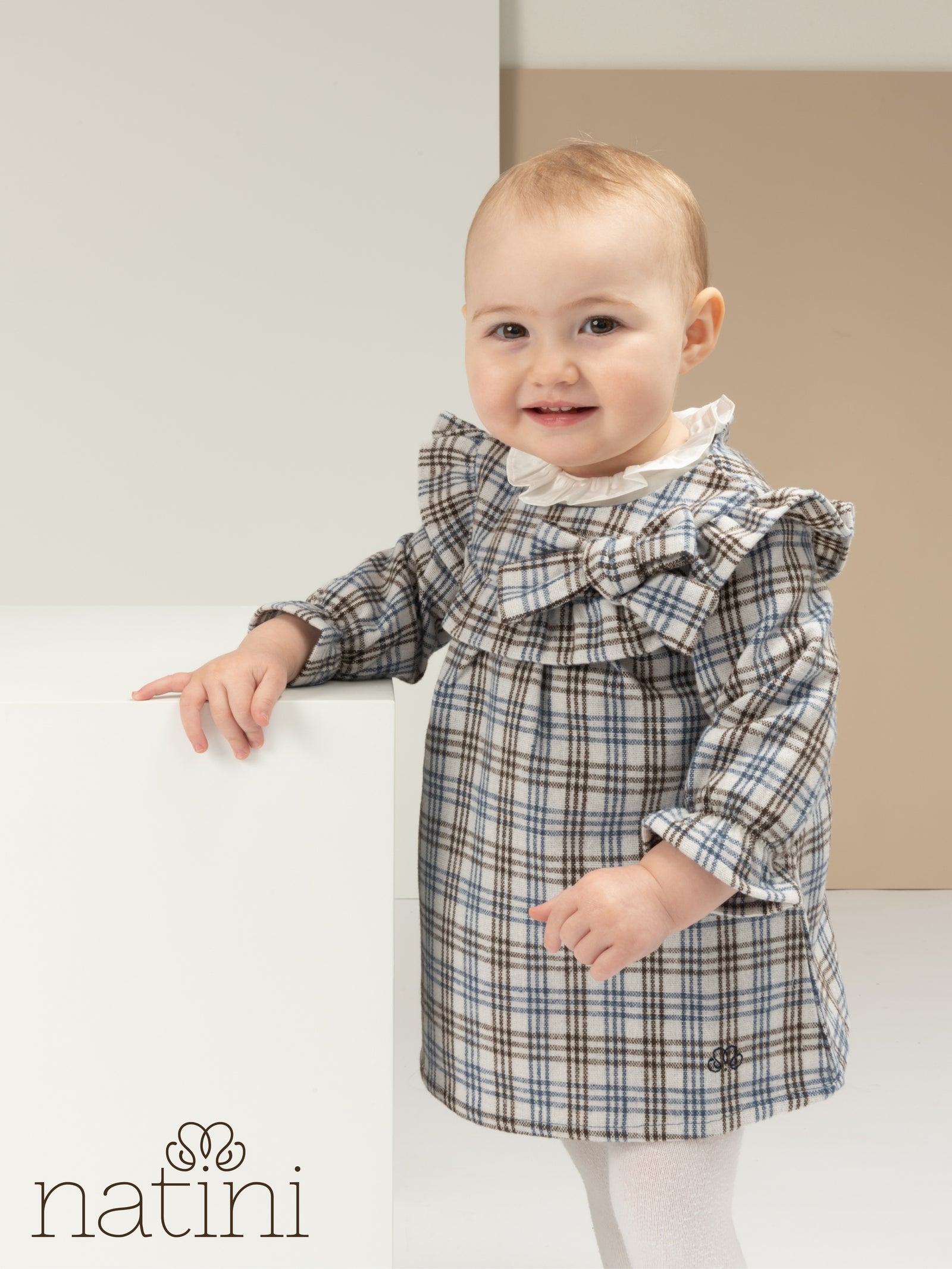 Dress Amalia Vichy - Bleu