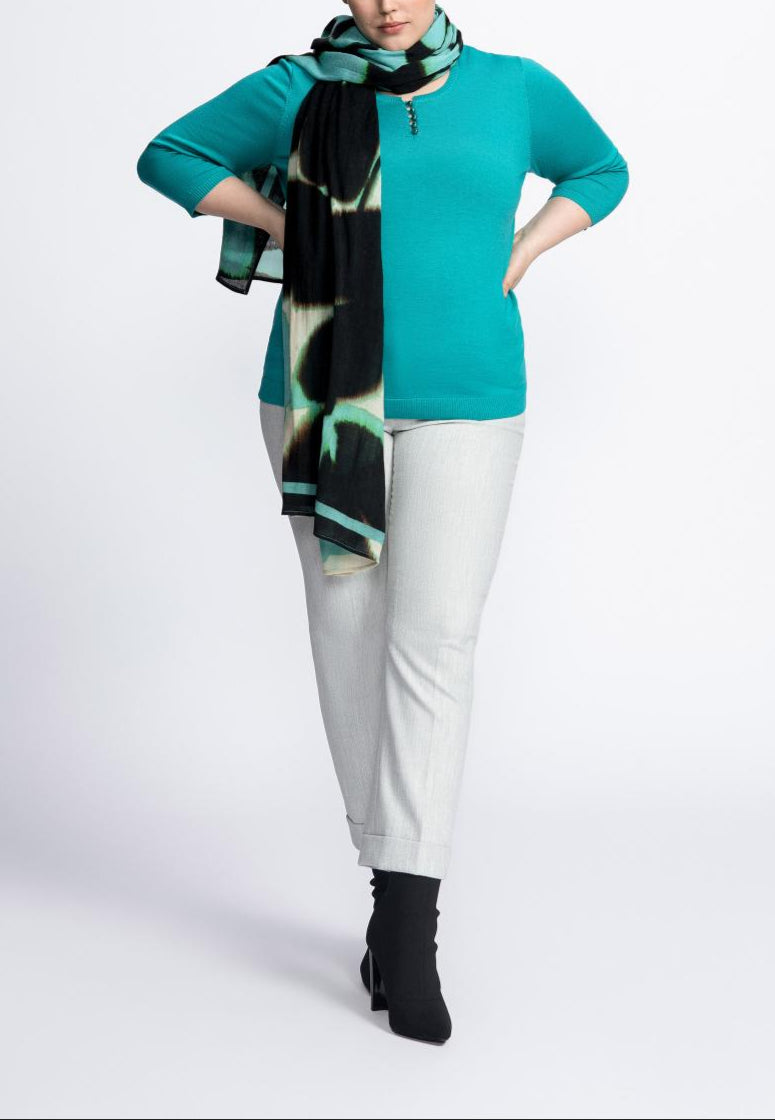 X-Hiromi - Trui - Dark Aqua - W