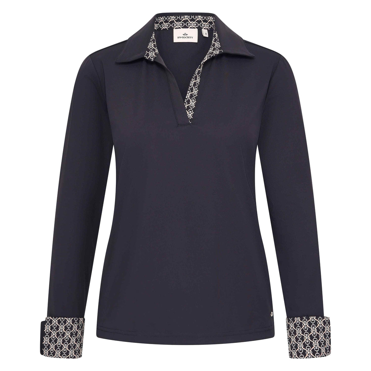 Hv Society - Poloshirt Hvsleslie - Navy