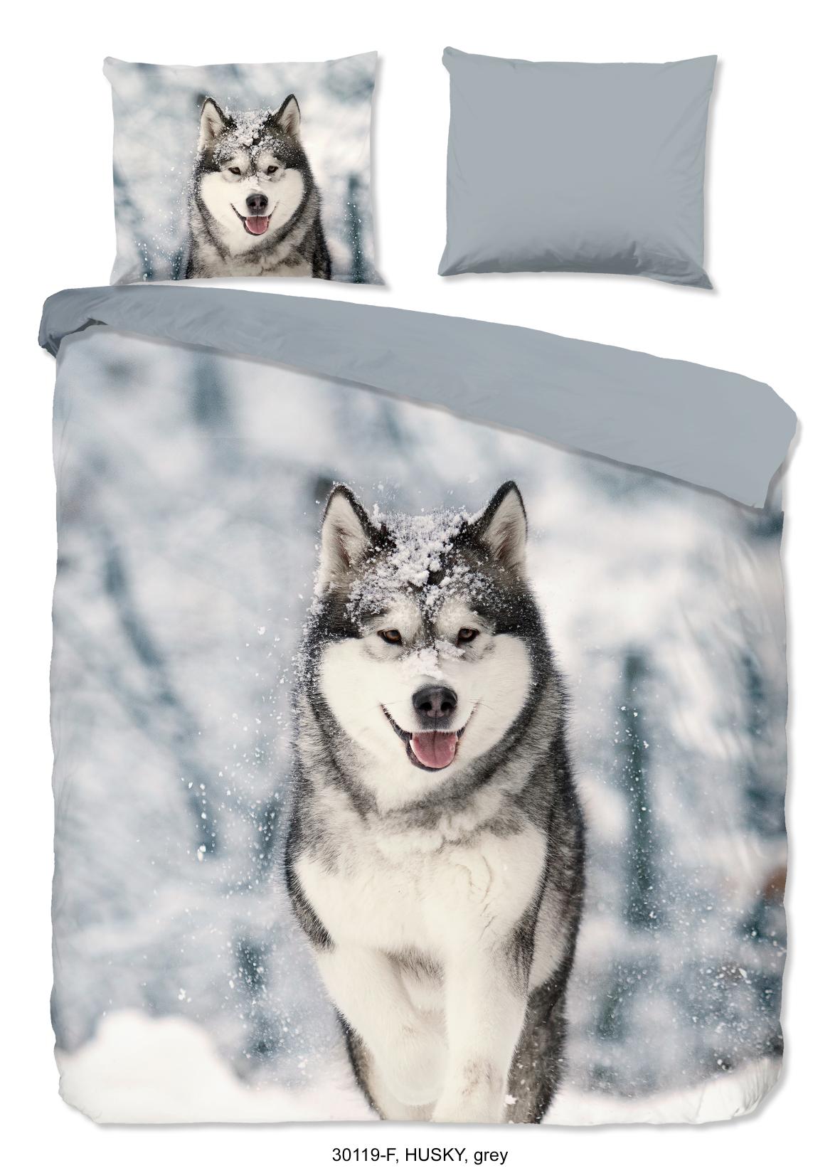 Good Morning - Housse De Couette - Husky - Grey