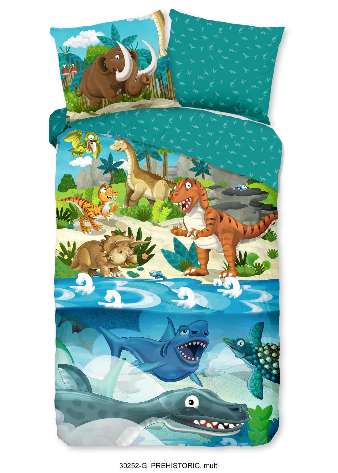 Good Morning - Housse De Couette - Prehistoric - Multi