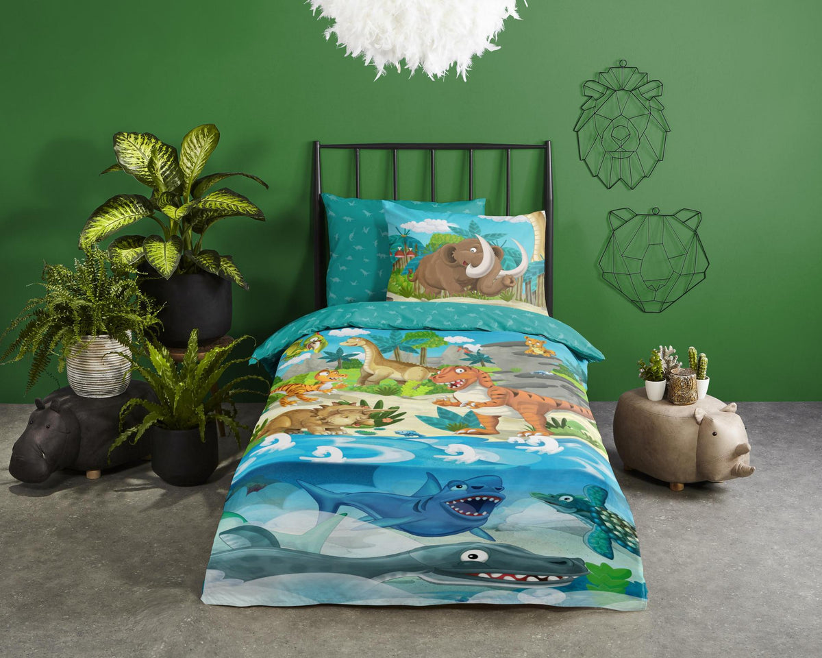 Good Morning - Housse De Couette - Prehistoric - Multi