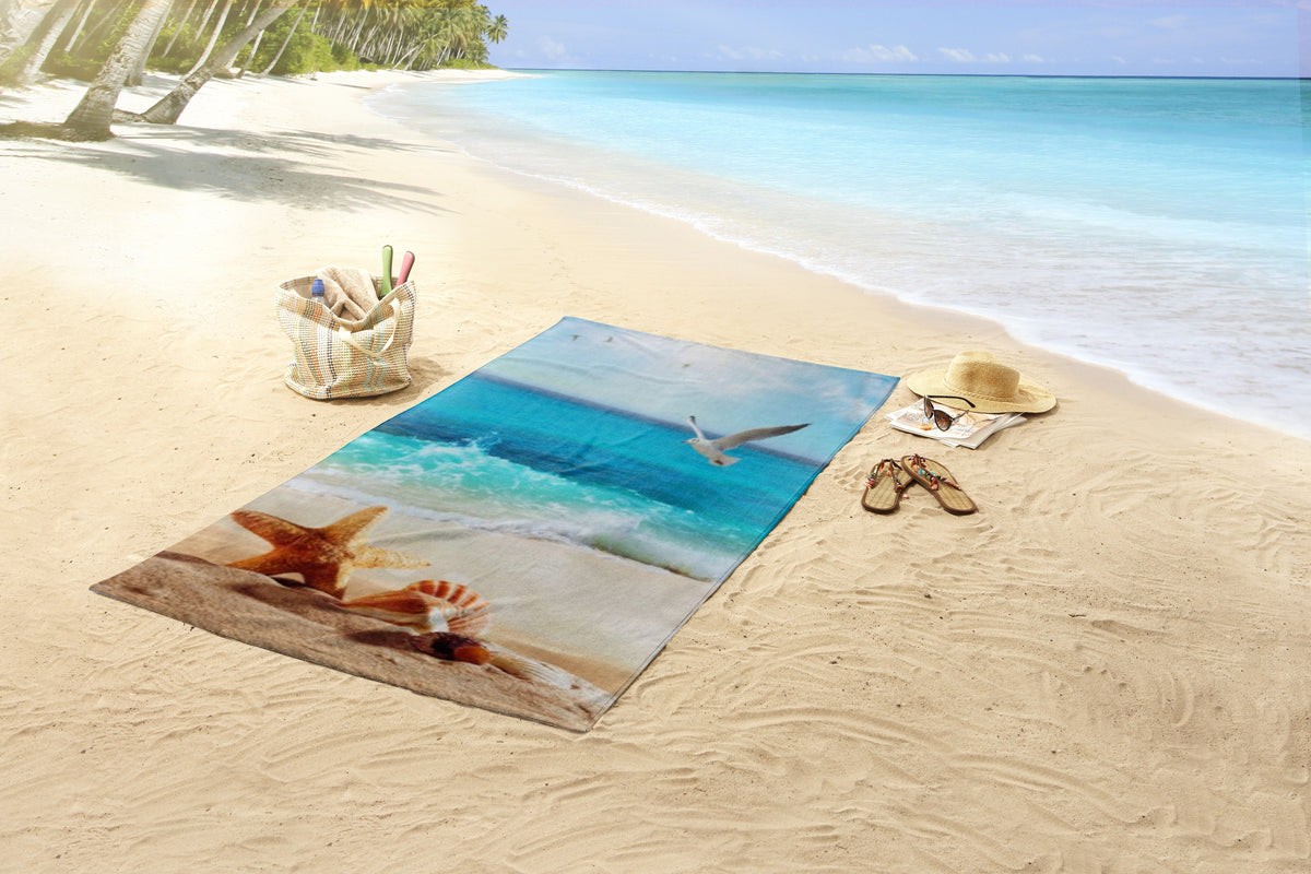 Good Morning - Drap de plage - Sealife - Multi