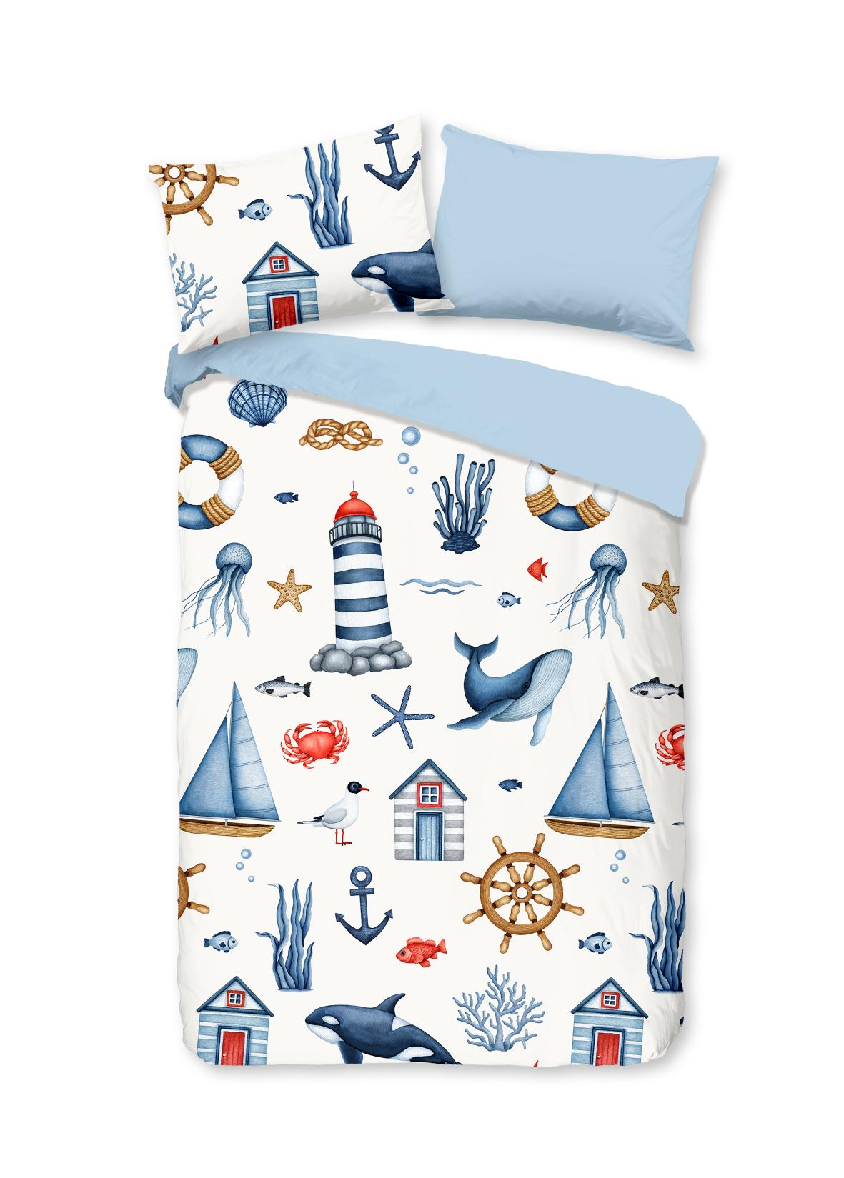 Good Morning - Housse De Couette - Ahoy - Blue