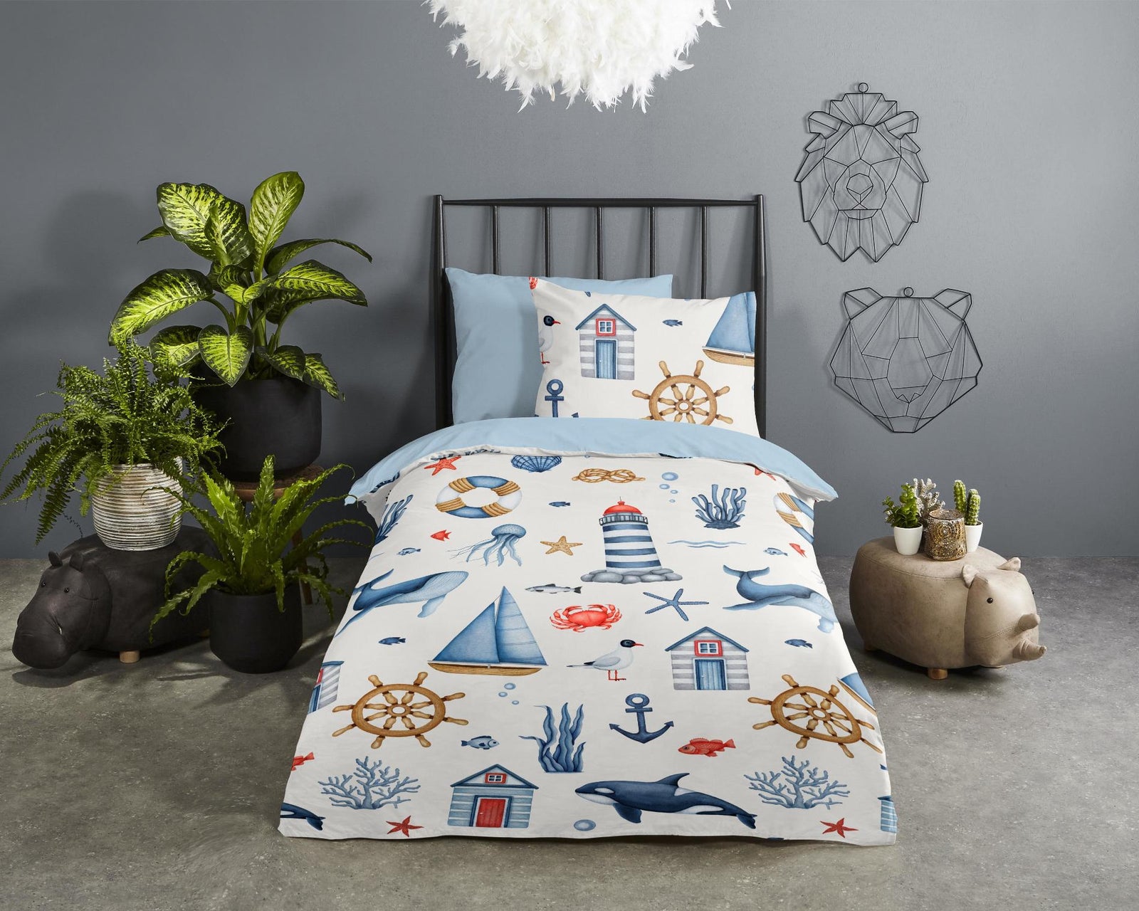 Good Morning - Housse De Couette - Ahoy - Blue
