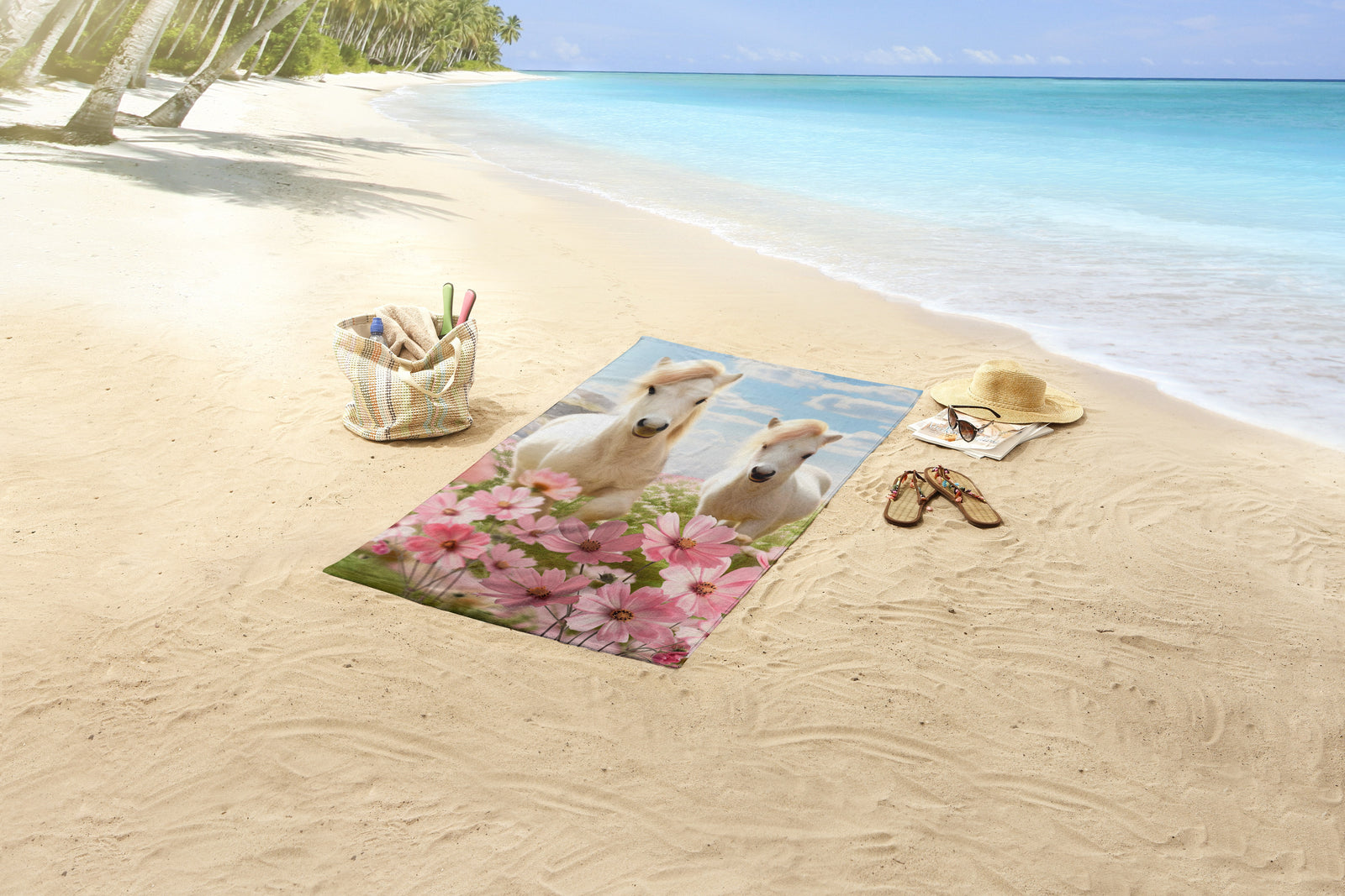Good Morning - Drap de plage - Philou - Pink