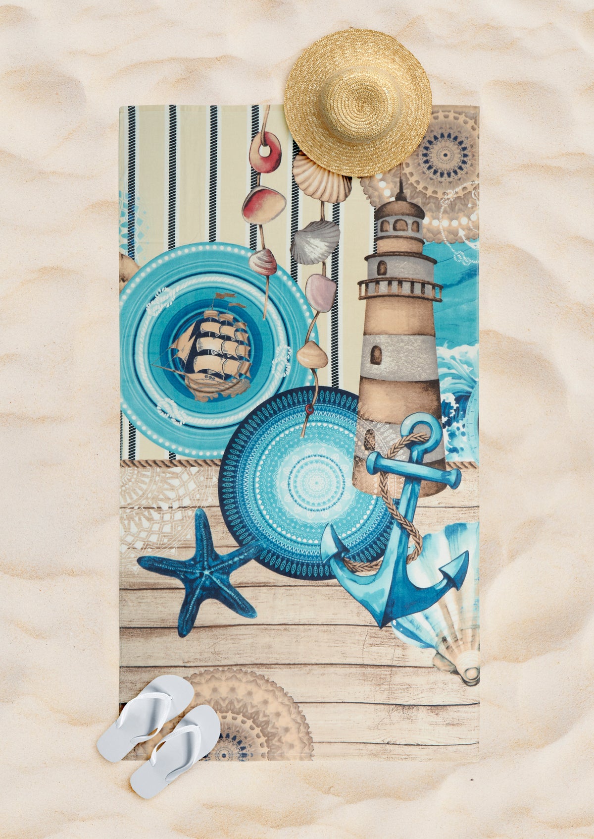 HIP - Drap de plage - Aldiana - Blue