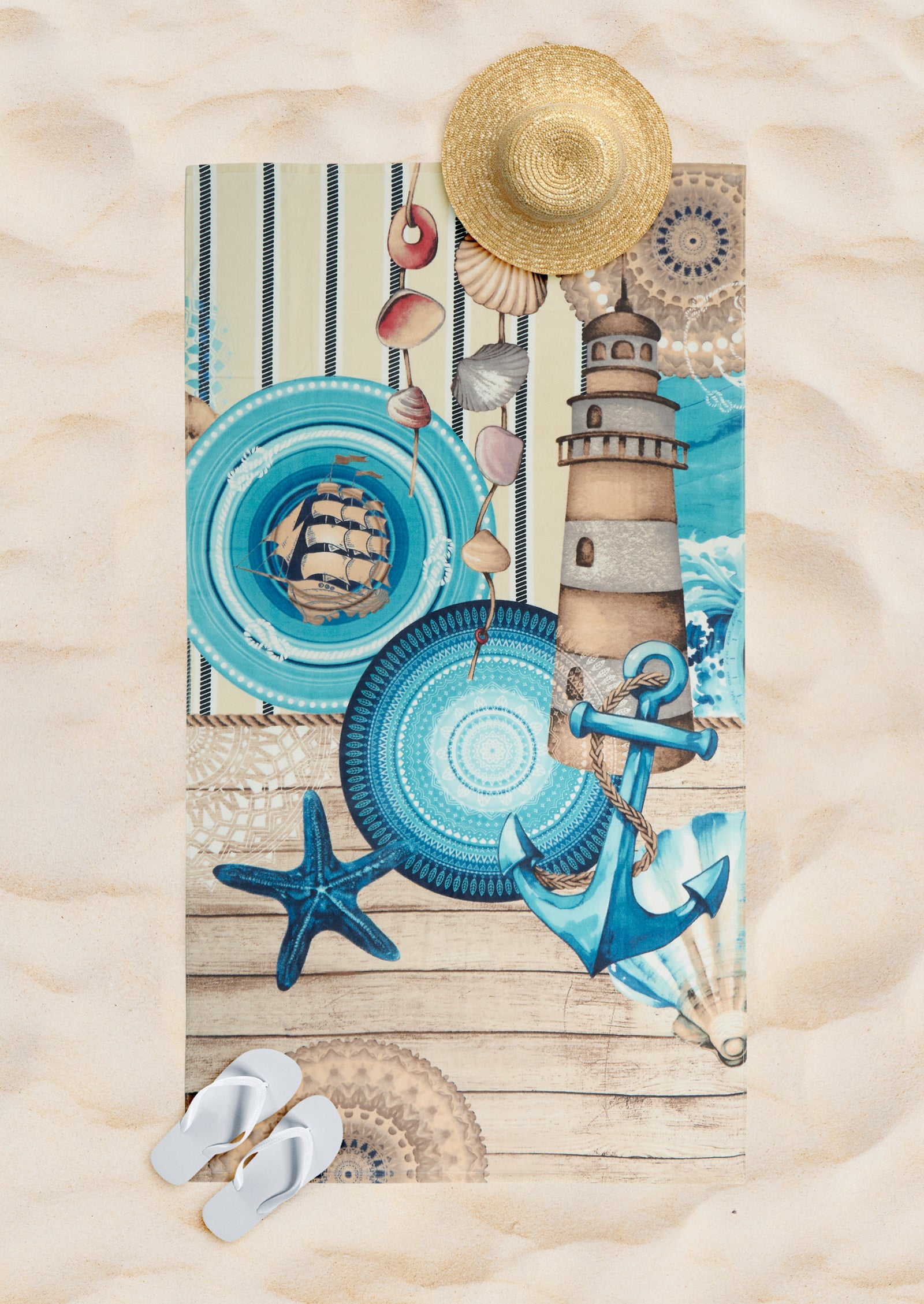 HIP - Drap de plage - Aldiana - Blue