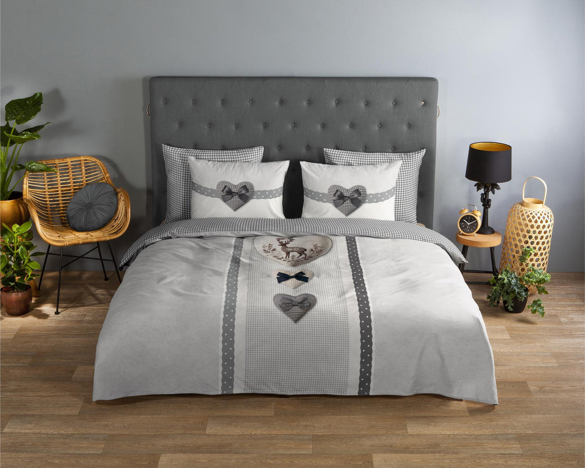 Good Morning - Housse De Couette - Bernet - Grey