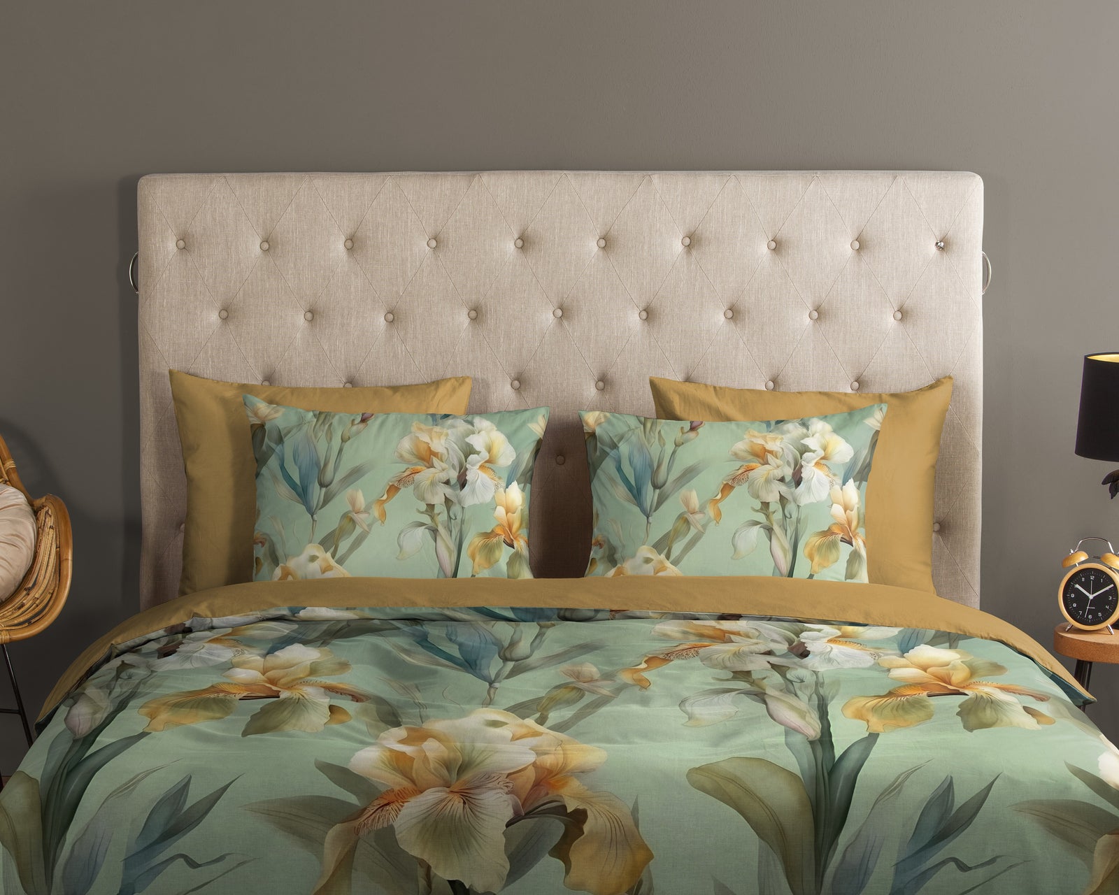 Good Morning - Housse de couette - Iris - Green