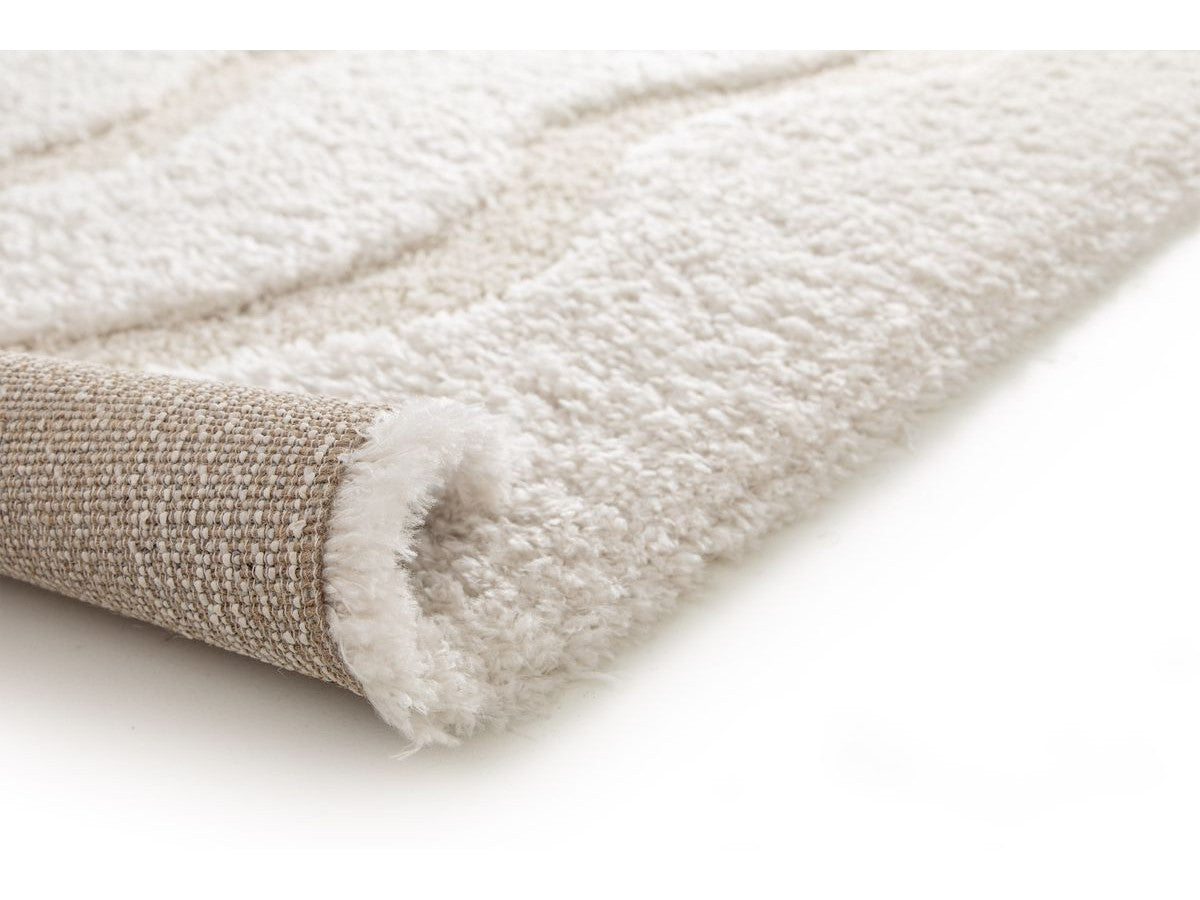 Tapis poils longs LANA motif abstrait