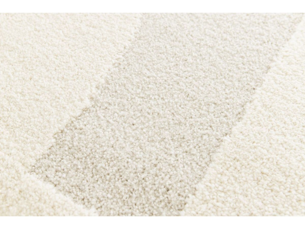 Tapis poils courts ELIOR motif abstrait - Bleu