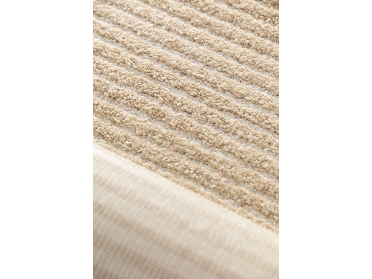 Tapis poils courts CLOTAIRE motif abstrait - Marron