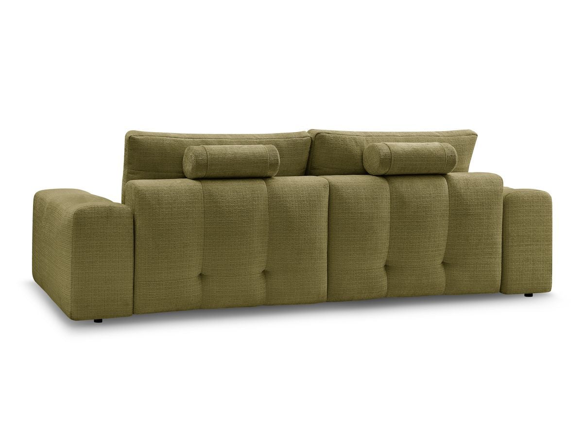 Canapé droit convertible coffre ANAKIN tissu texturé