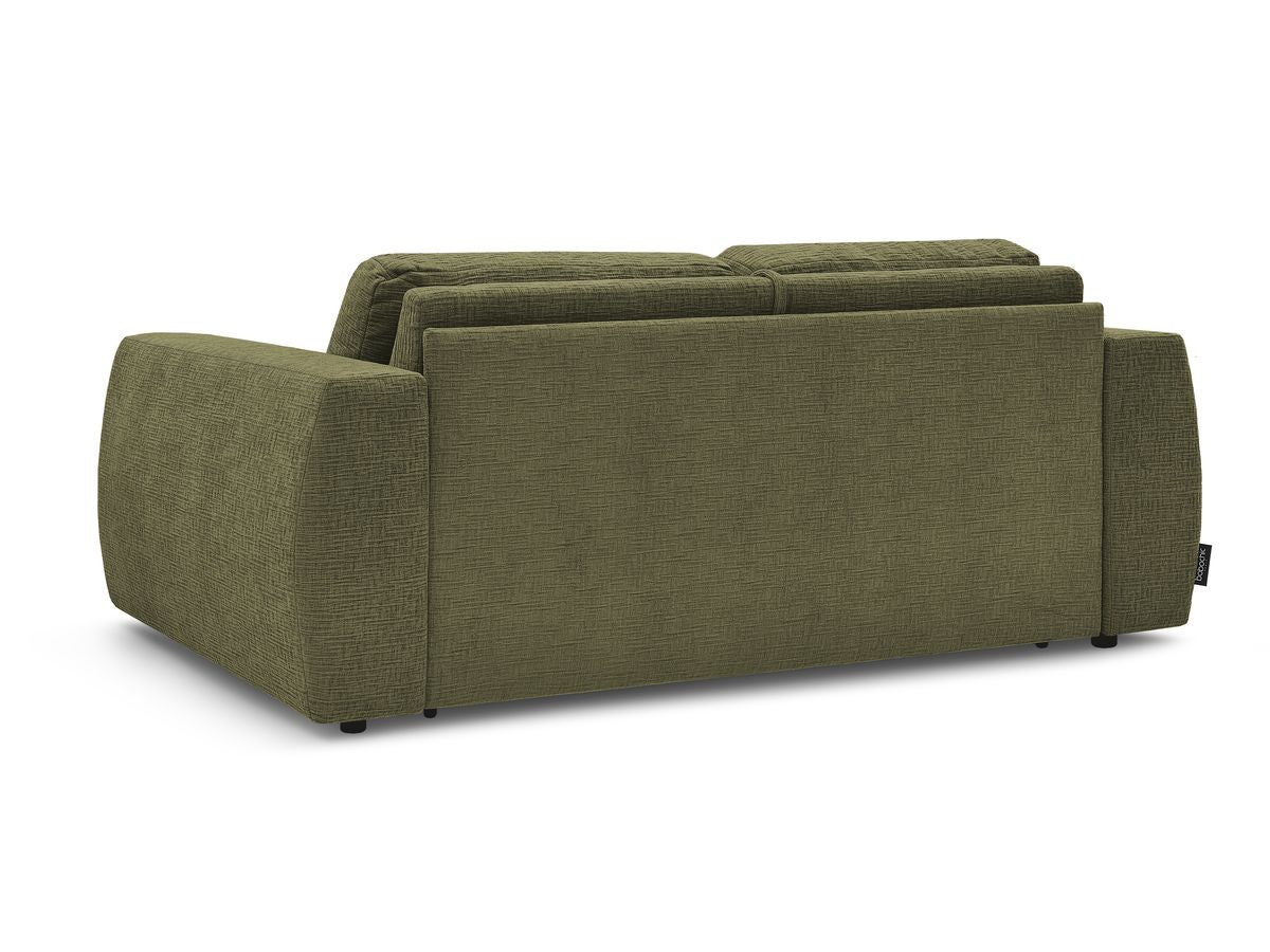 Canapé droit convertible HUGO ouverture express tissu texturé
