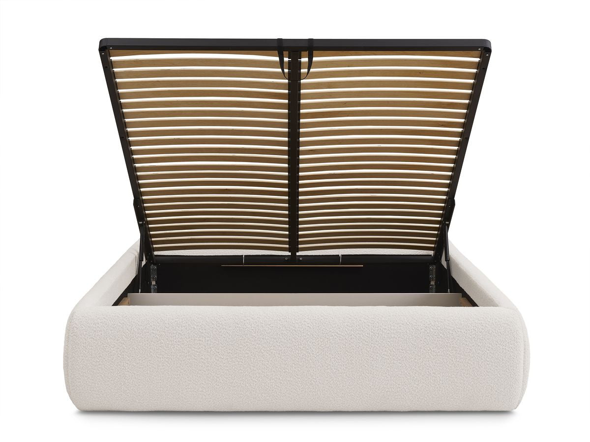 Sommier coffre INERA tissu bouclette