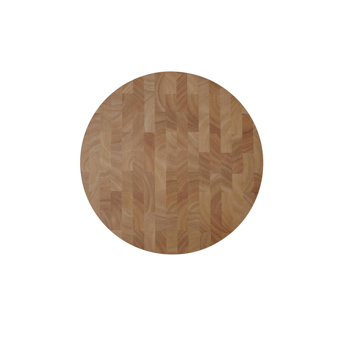 Rubberwood End Grain Round Board, Large