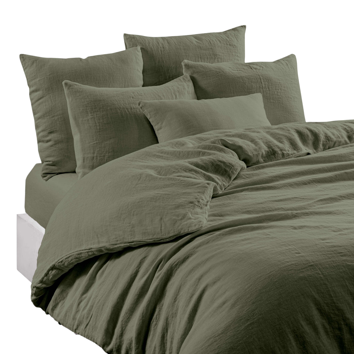 Housse De Couette &amp; Taie Oreiller - Limy - Kaki