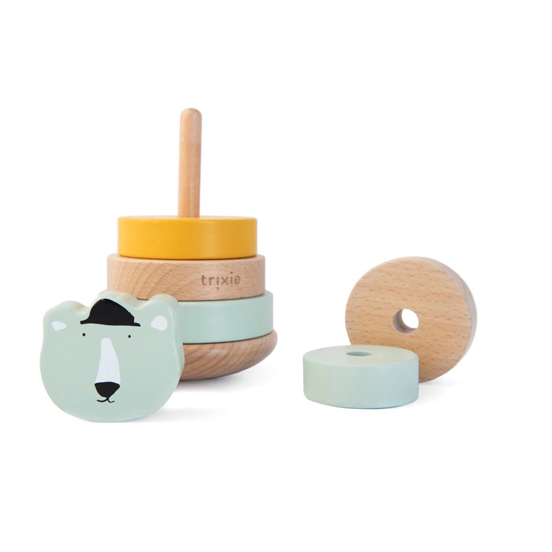 Houten stapeltoren - Mr. Polar Bear