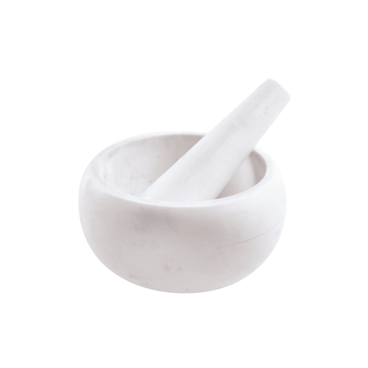 White Marble Mortar &amp; Pestle
