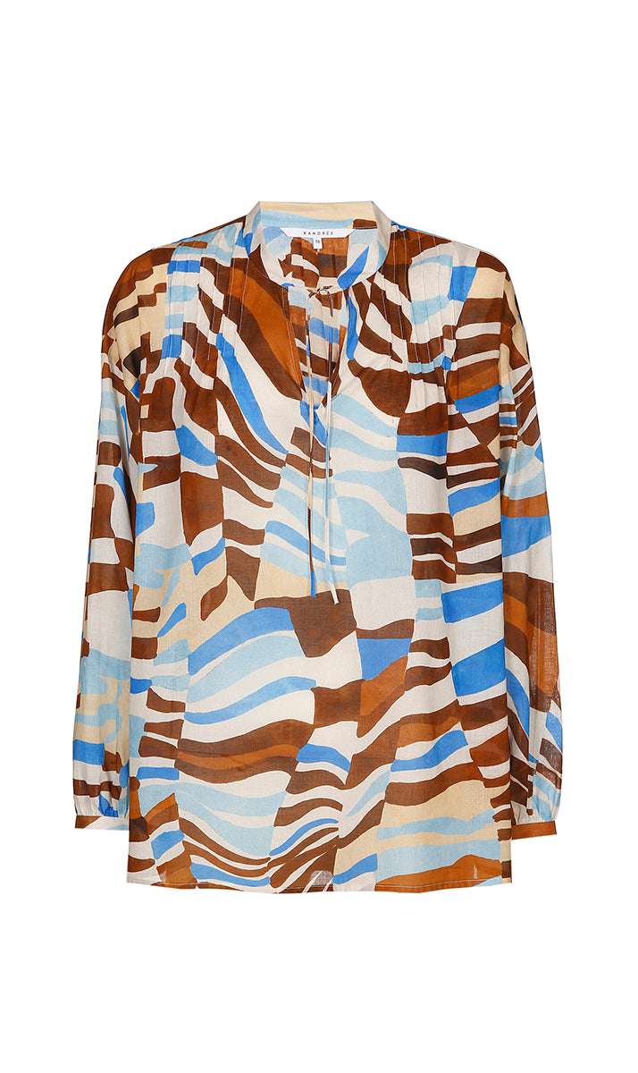 Hermines - Blouse - Miami Blue - W