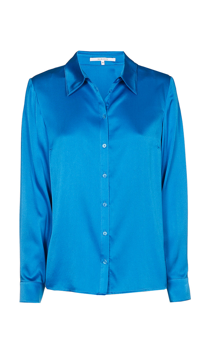 Helien - Blouse - Miami Blue - W
