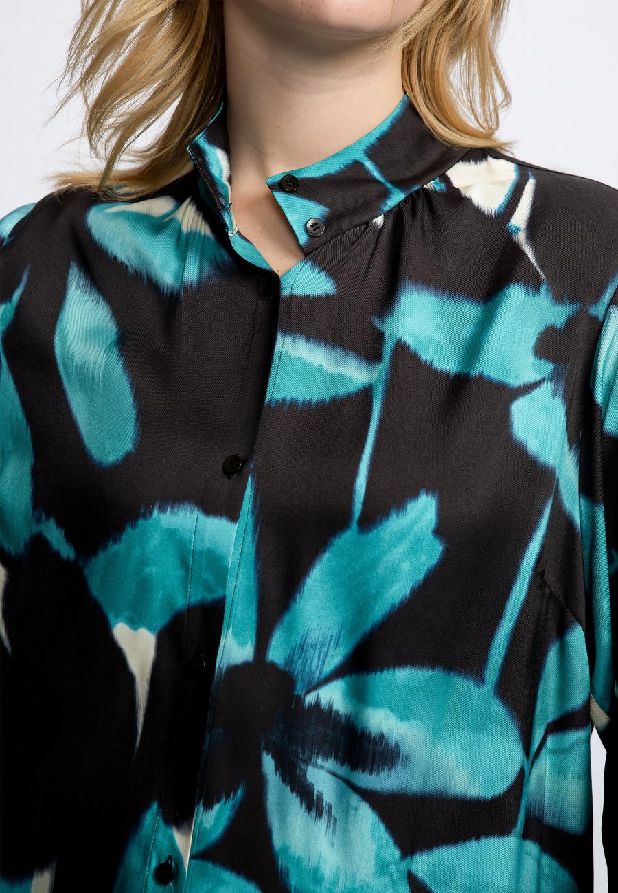 Himmi - Blouse - Pool Blue - W