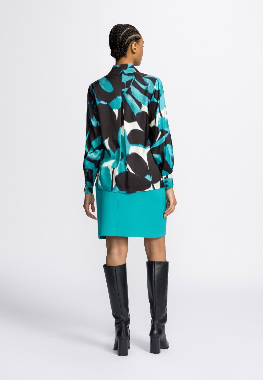 Himmi - Blouse - Pool Blue - W