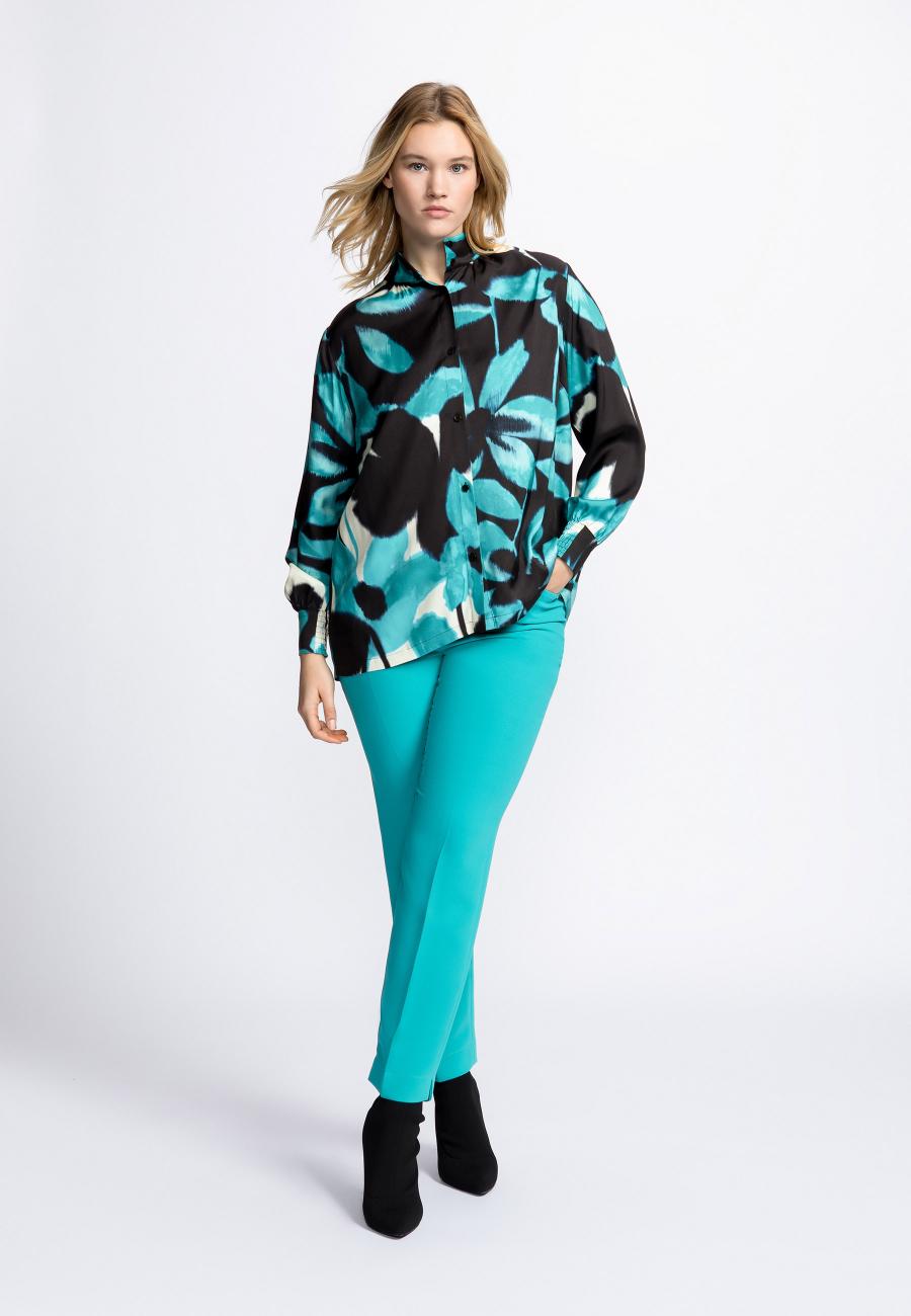 Himmi - Blouse - Pool Blue - W