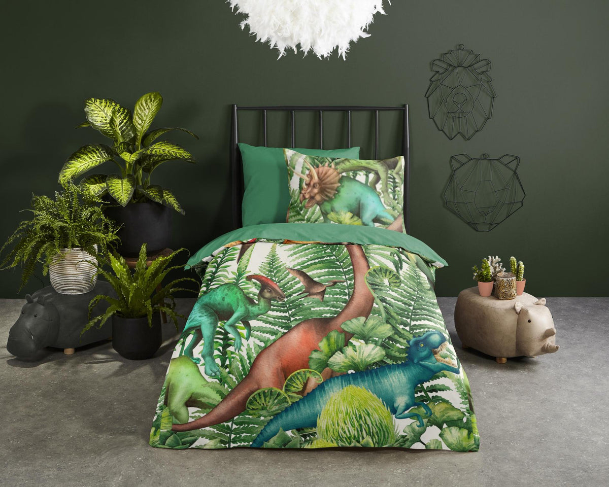 Good Morning - Housse De Couette - Prehistory - Green