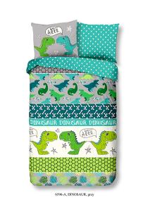 Good Morning - Housse De Couette - Dinosaur - Grey