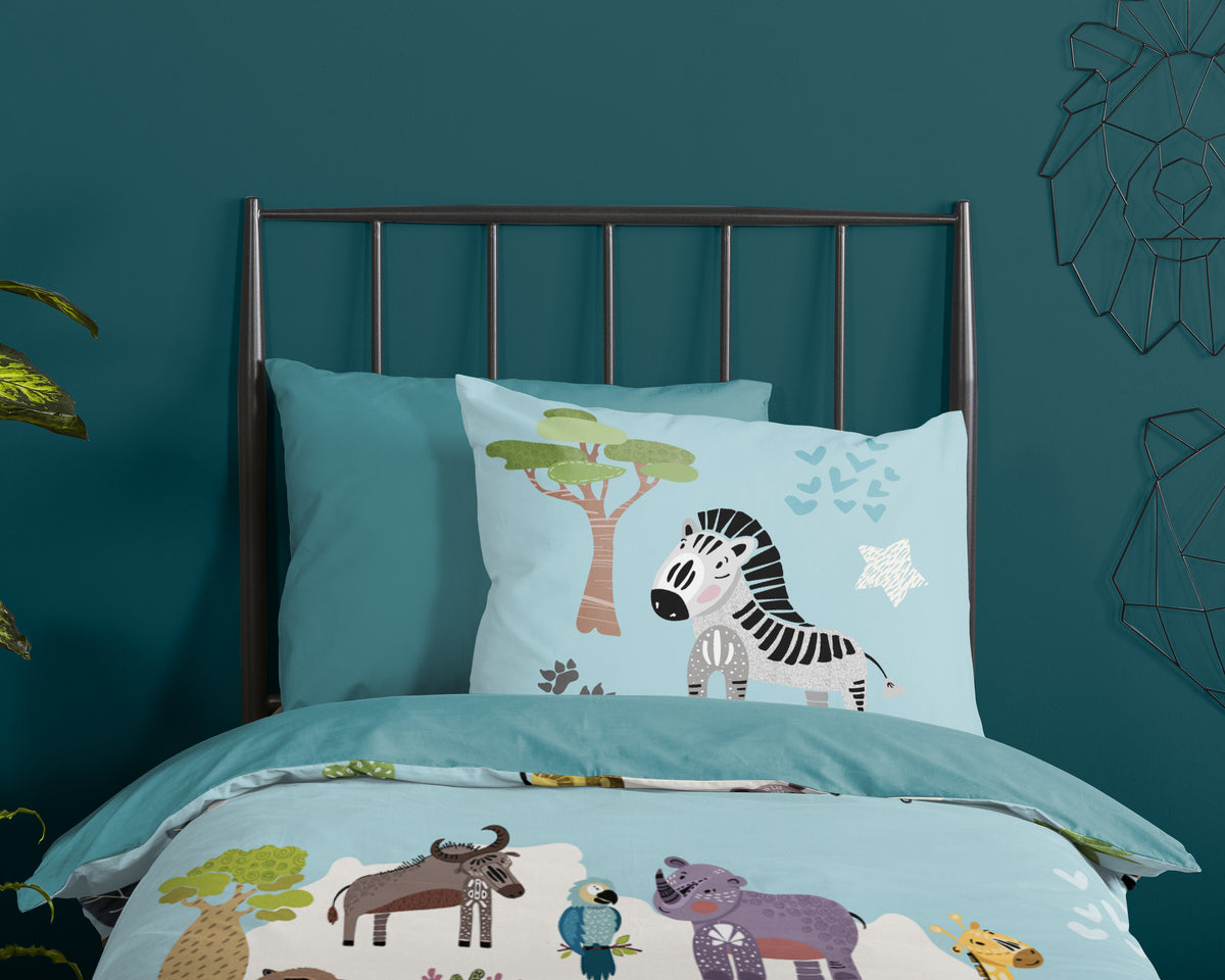 Good Morning - Housse de couette - Wildlife - Aqua