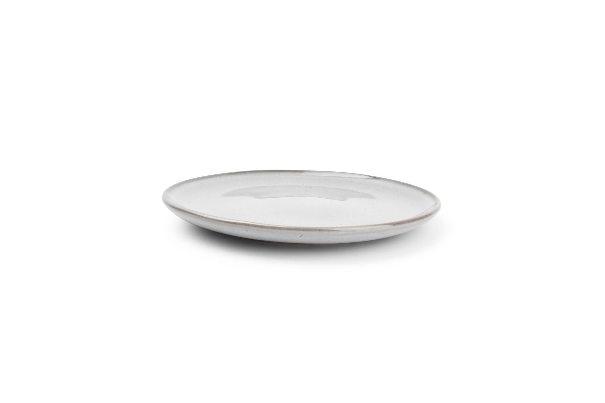 ONA - Assiette plate 19,5cm gris Freckles - 1 SET - 4 pièces