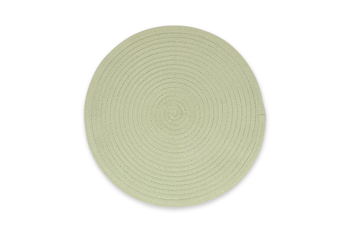 Ona - Set de table 36cm rond vert Nala - 1 SET - 4 pièces
