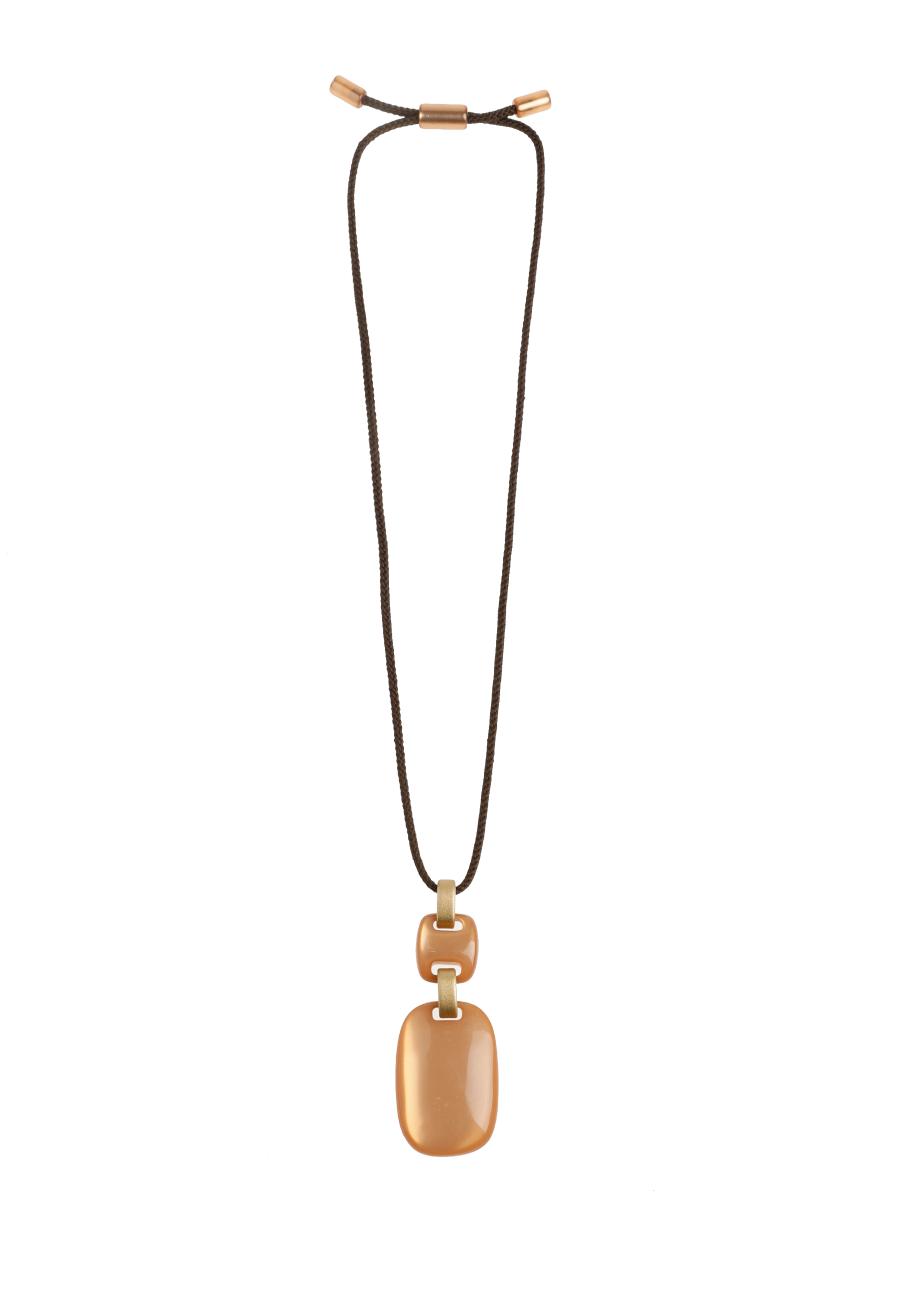 Bijoux - Necklace Ajo - Coffee Cre