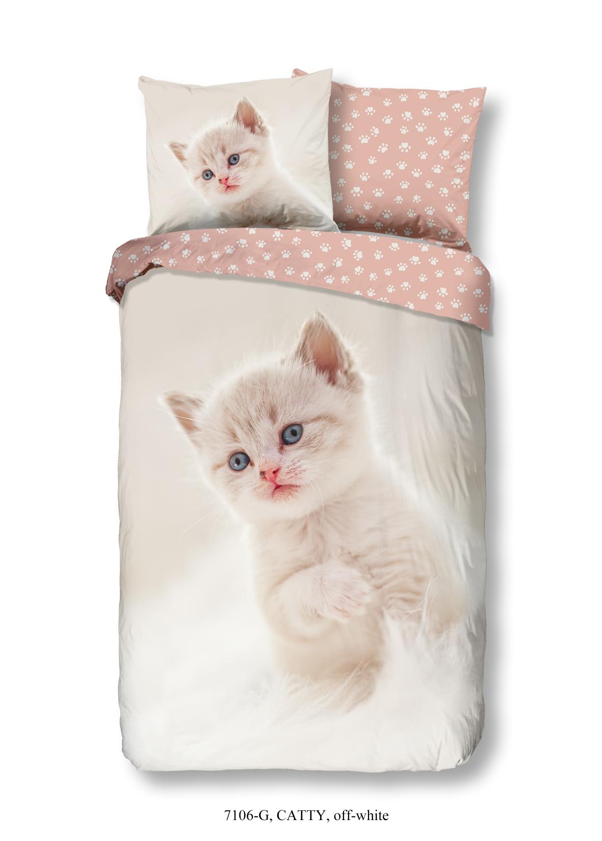 Good Morning - Housse De Couette - Catty - Ecru