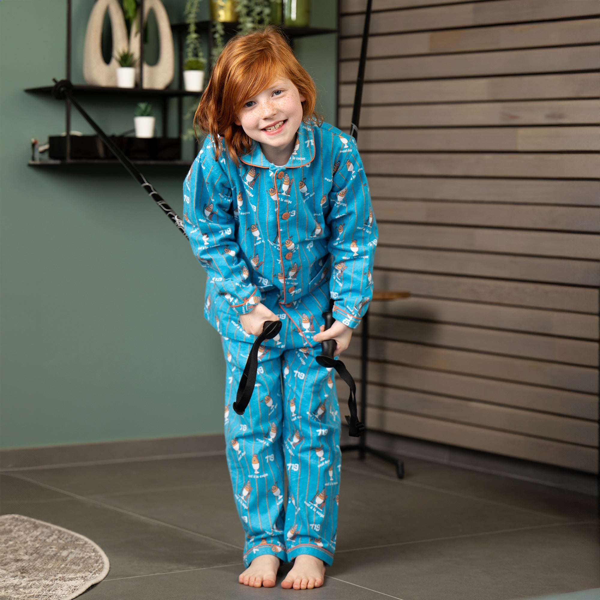Pyjama Flannelle  - Boy/Girl - Bleu