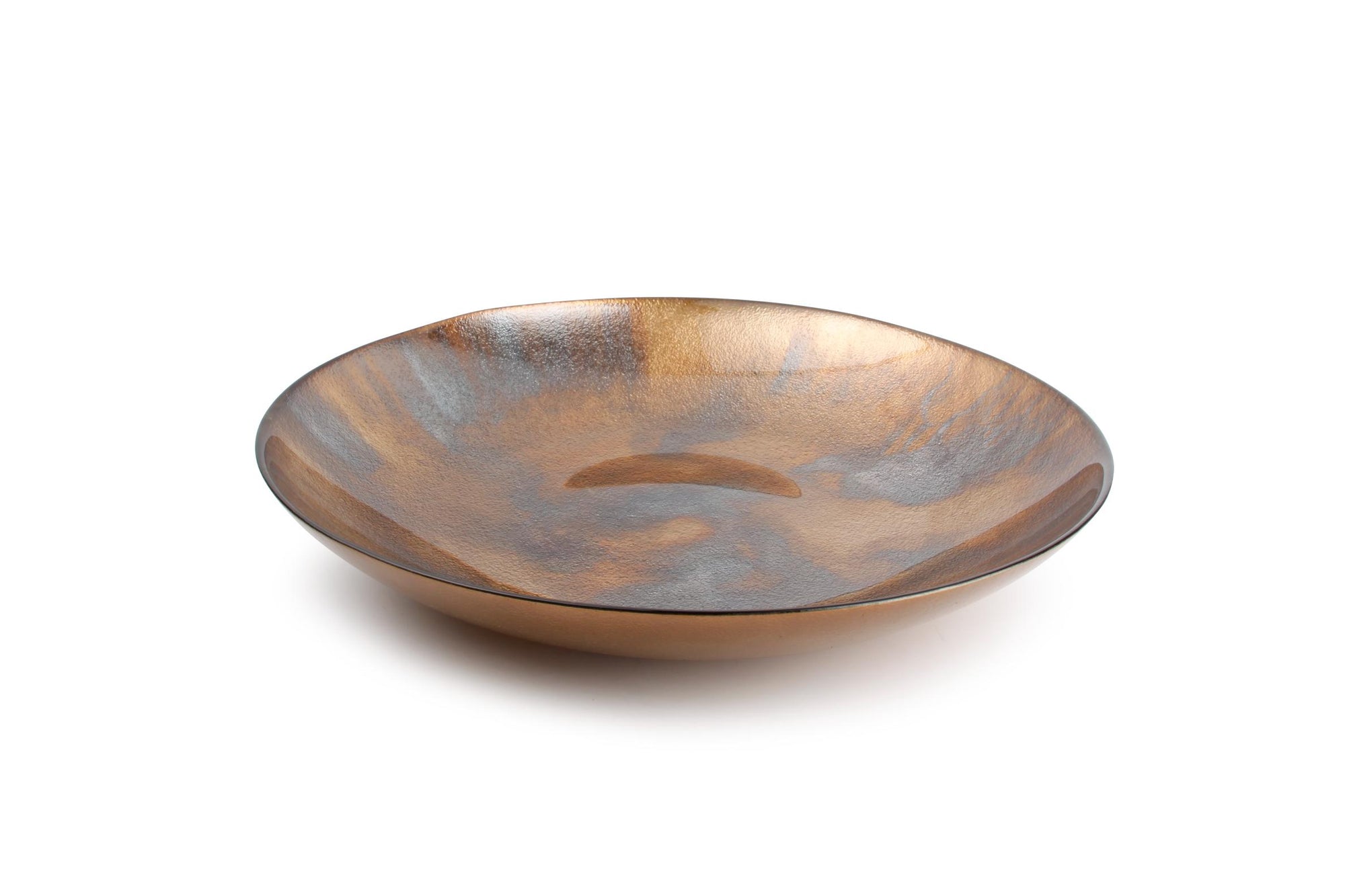 S&P - Plat décoratif 40xH6,5cm bronze Cosmo