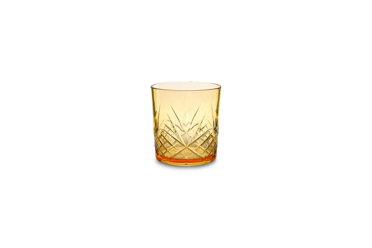 S&P - Verre 36cl acrylique amber Costa - set/4