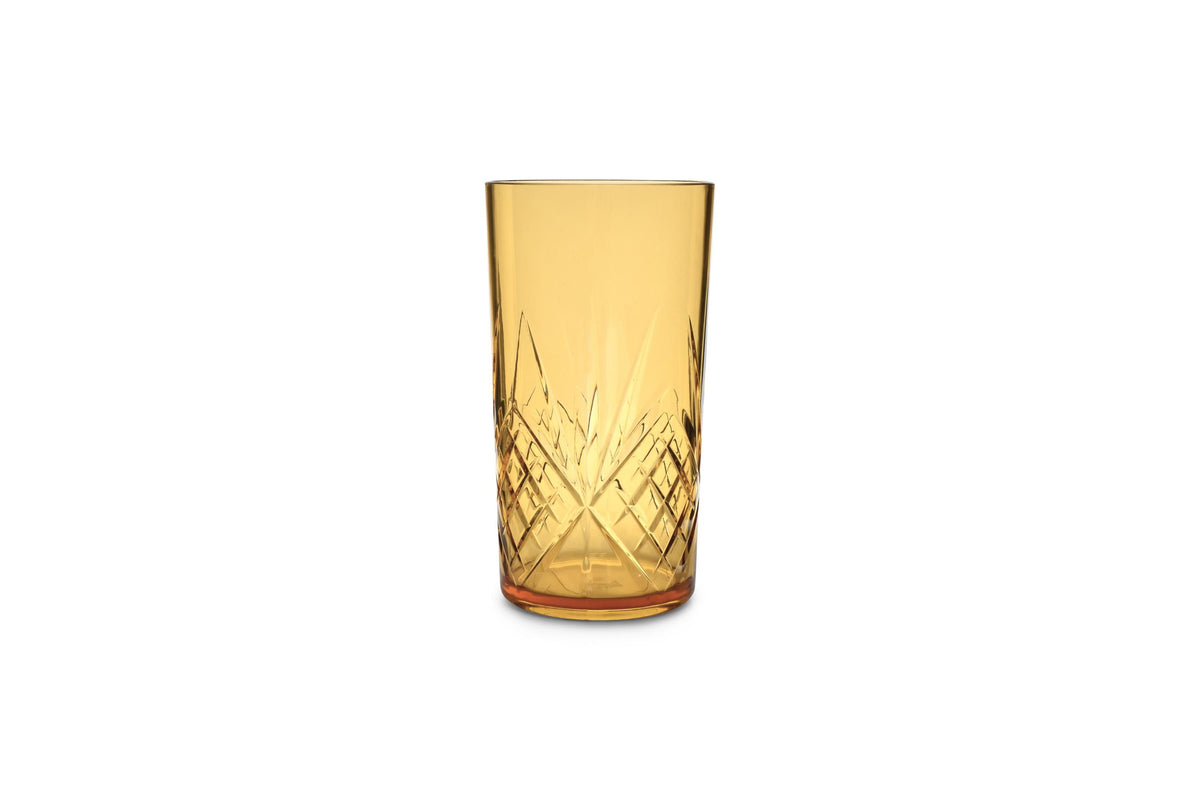 S&P - Verre 65cl acrylique amber Costa - set/4