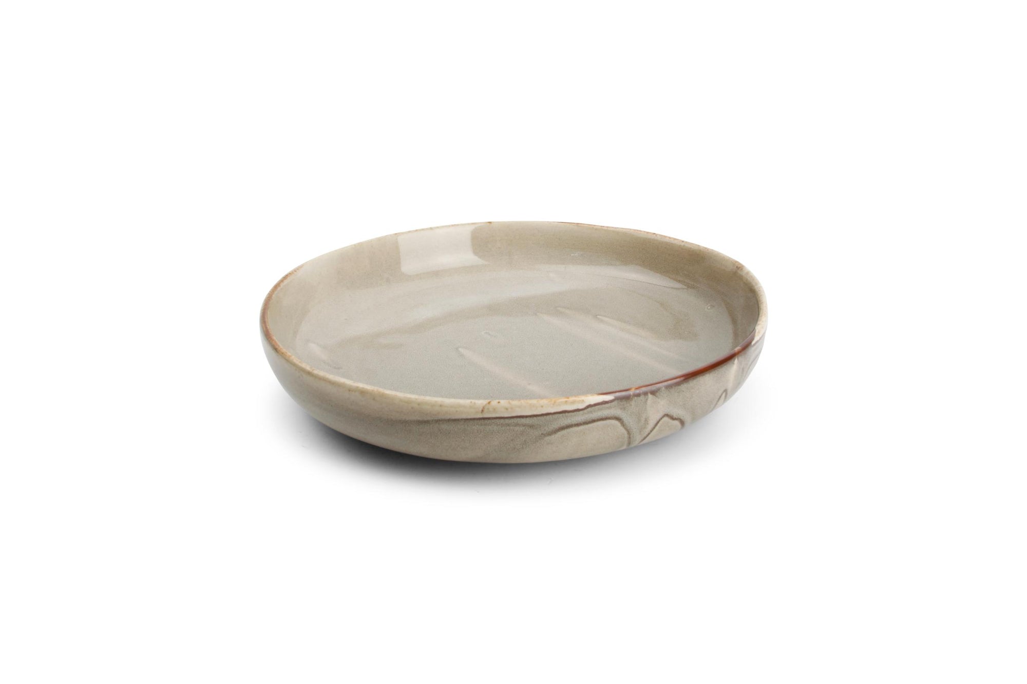 S&P - Assiette creuse 22xH4cm concrete Studio Urban - 1 SET - 4 pièces
