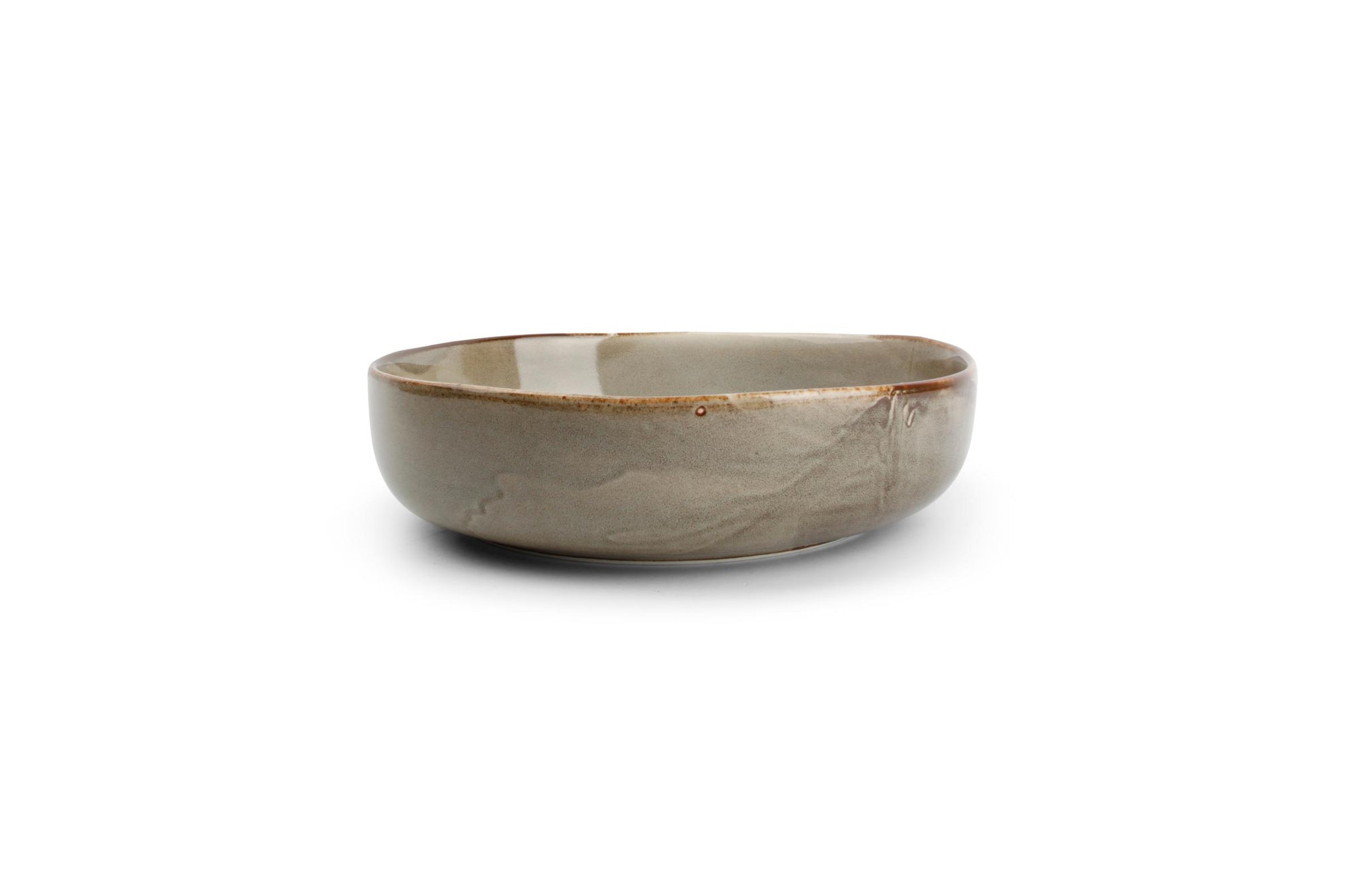 S&P - Assiette creuse 22xH6cm concrete Studio Urban - 1 SET - 4 pièces