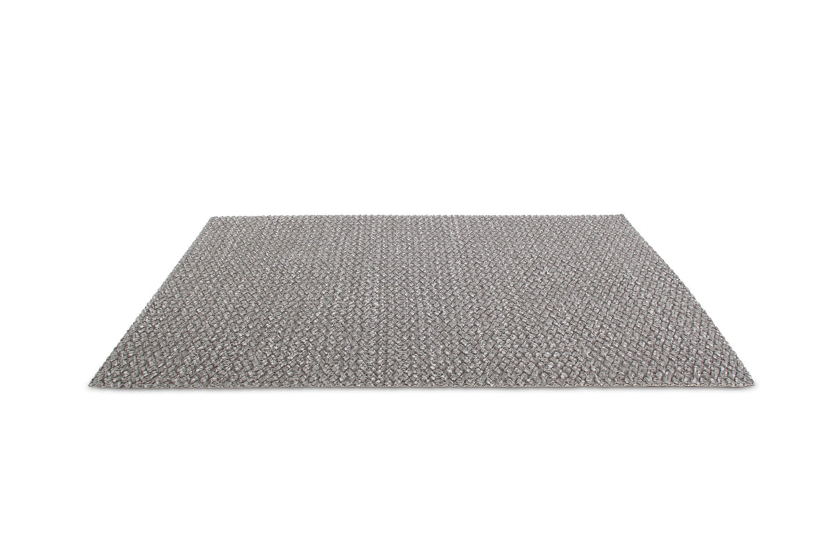 S&P - Set de table 48x34cm tresse gris TableTop - 1 SET - 4 pièces