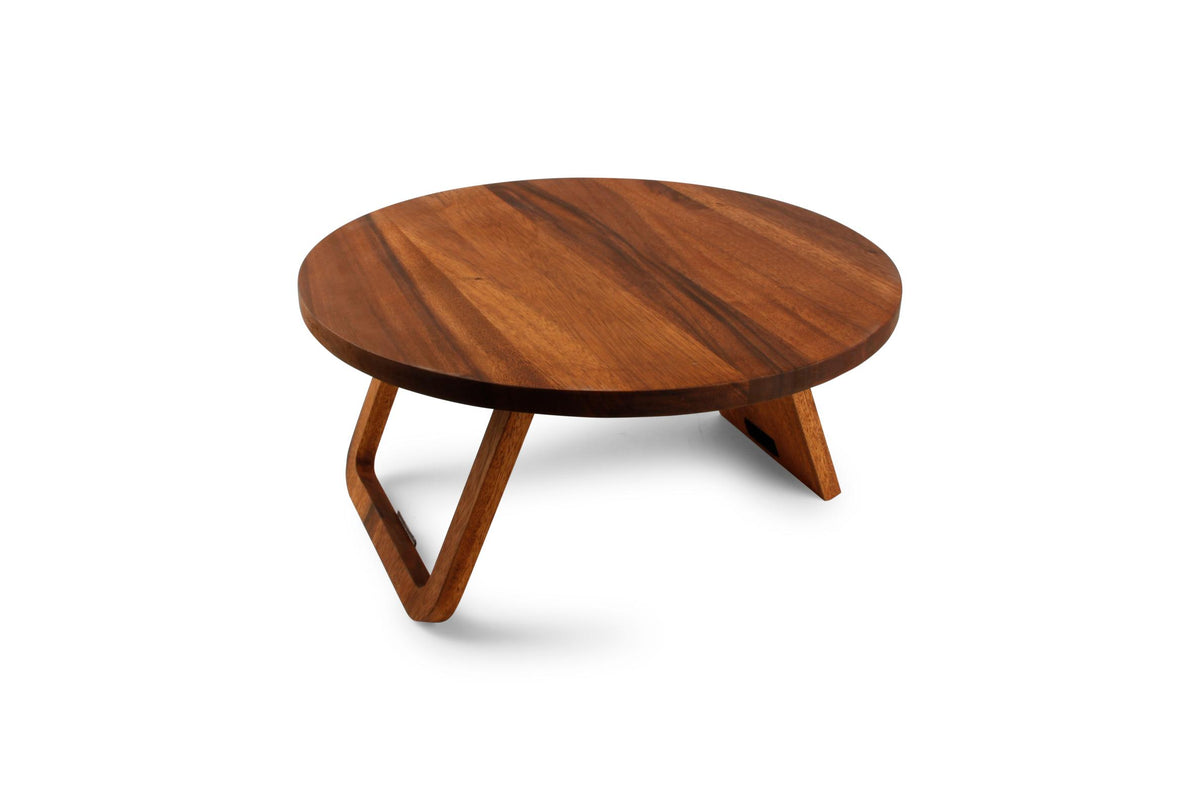 S&amp;P - Plateau 48xH19cm sur pied bois Dina