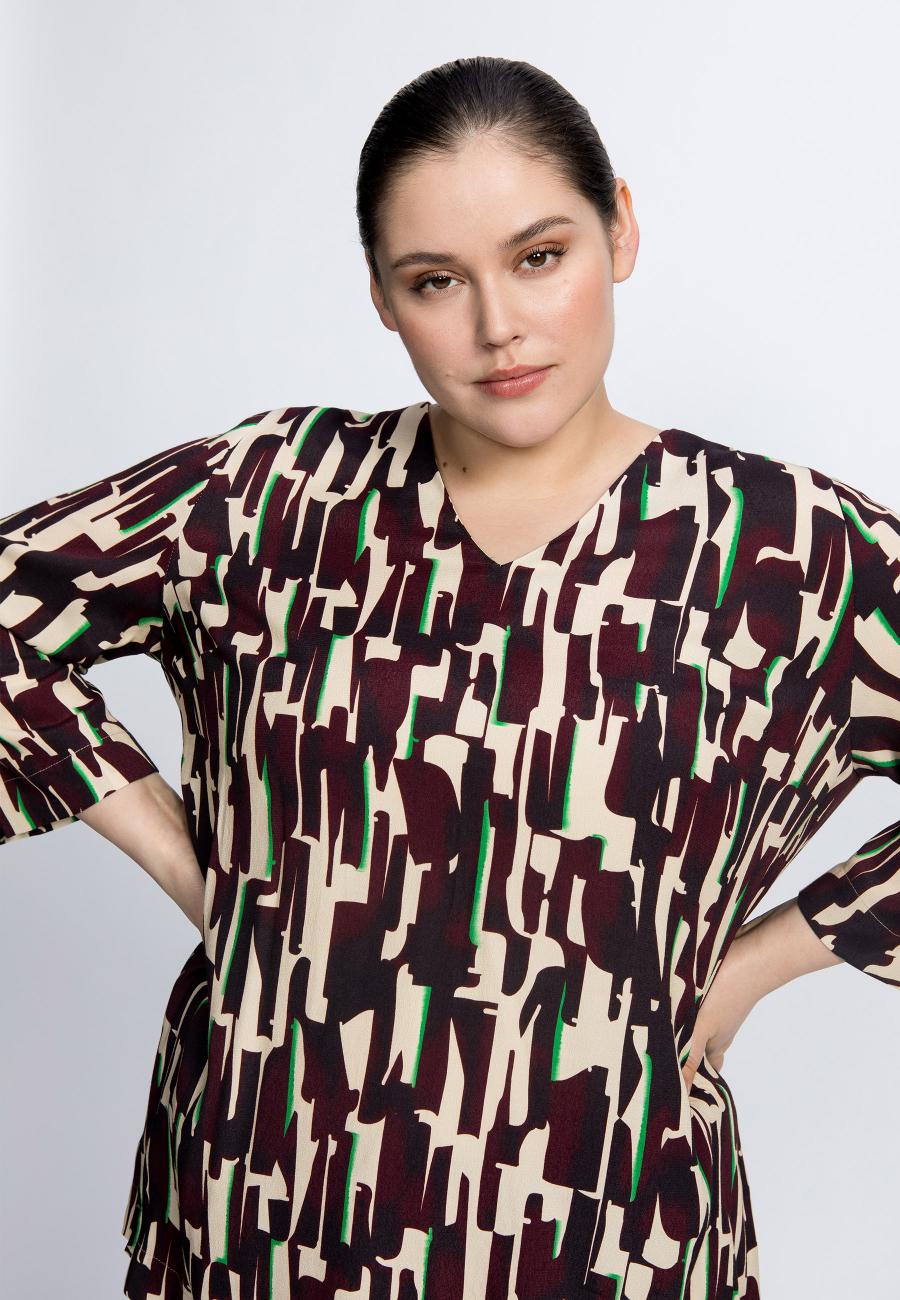 X-Hanie - Blouse - Port Wine - W