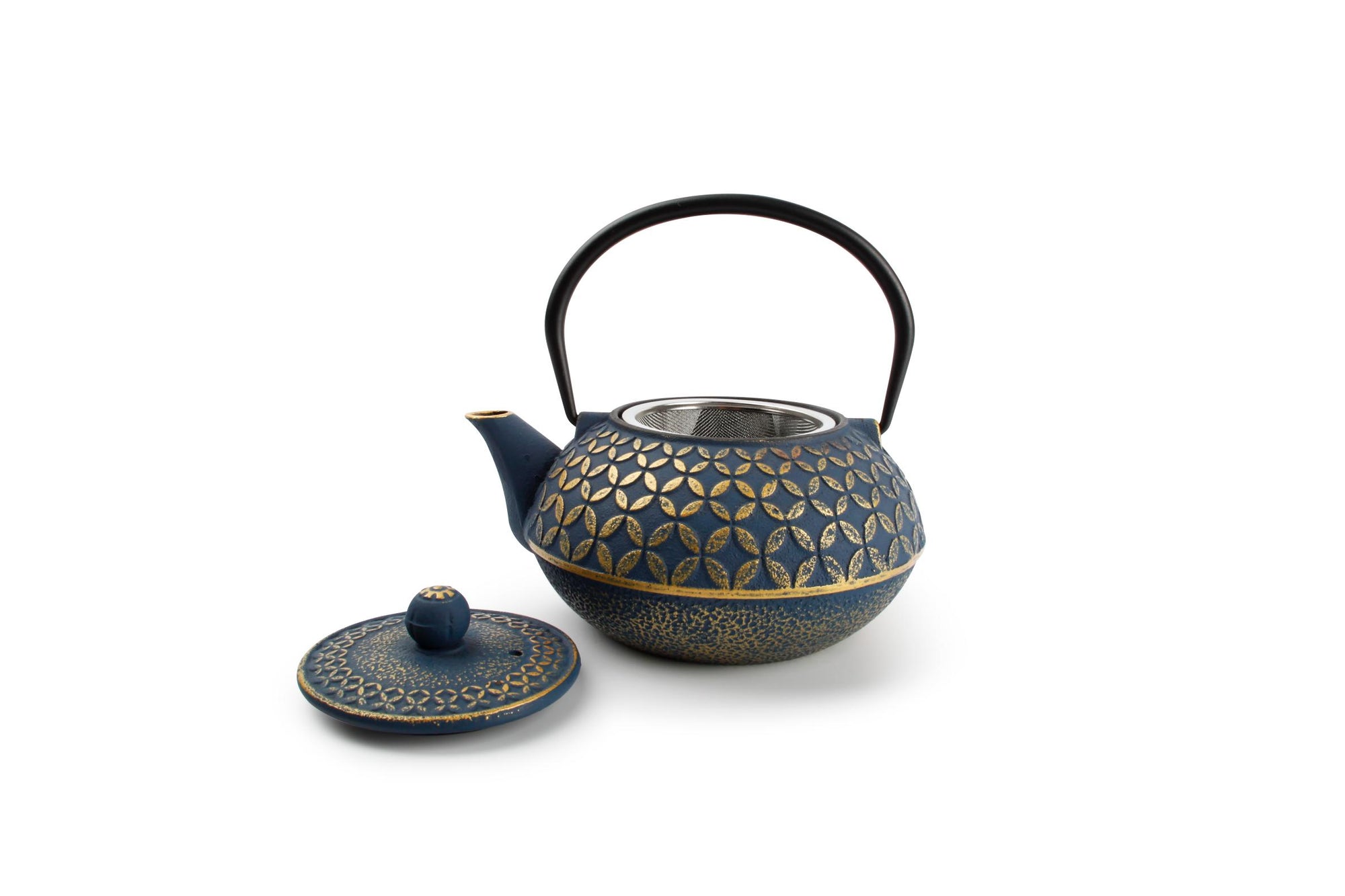 S&P - Théière 80cl feuille or/bleu My Tea