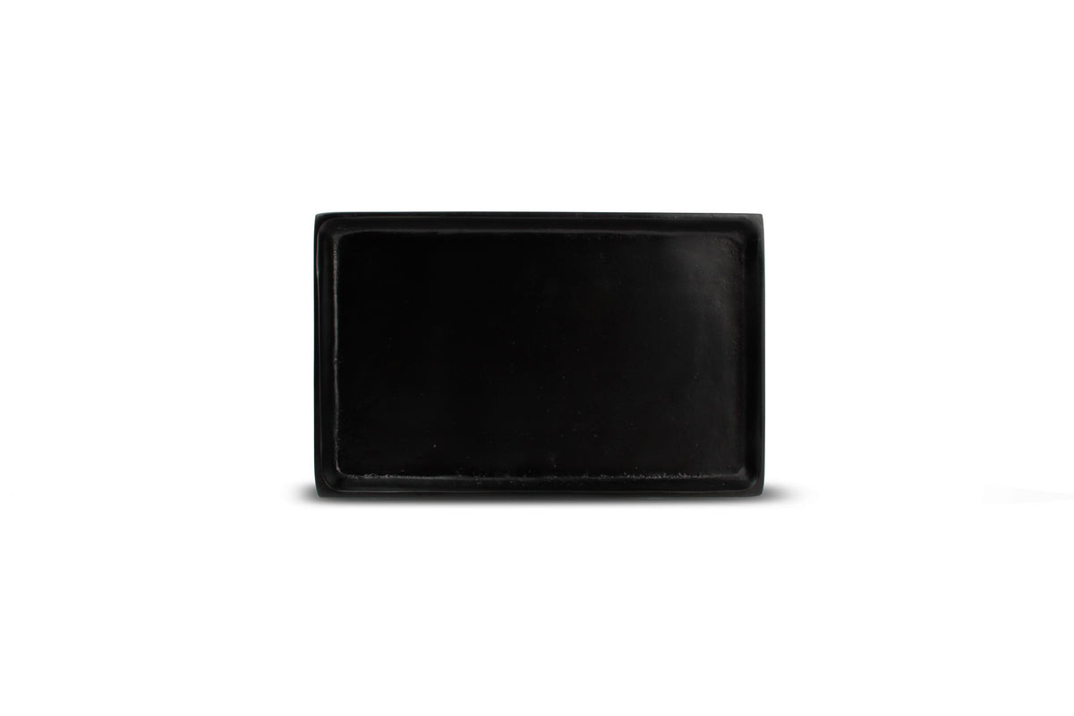 S&amp;P - Plat décorative 22x14cm noir Charm