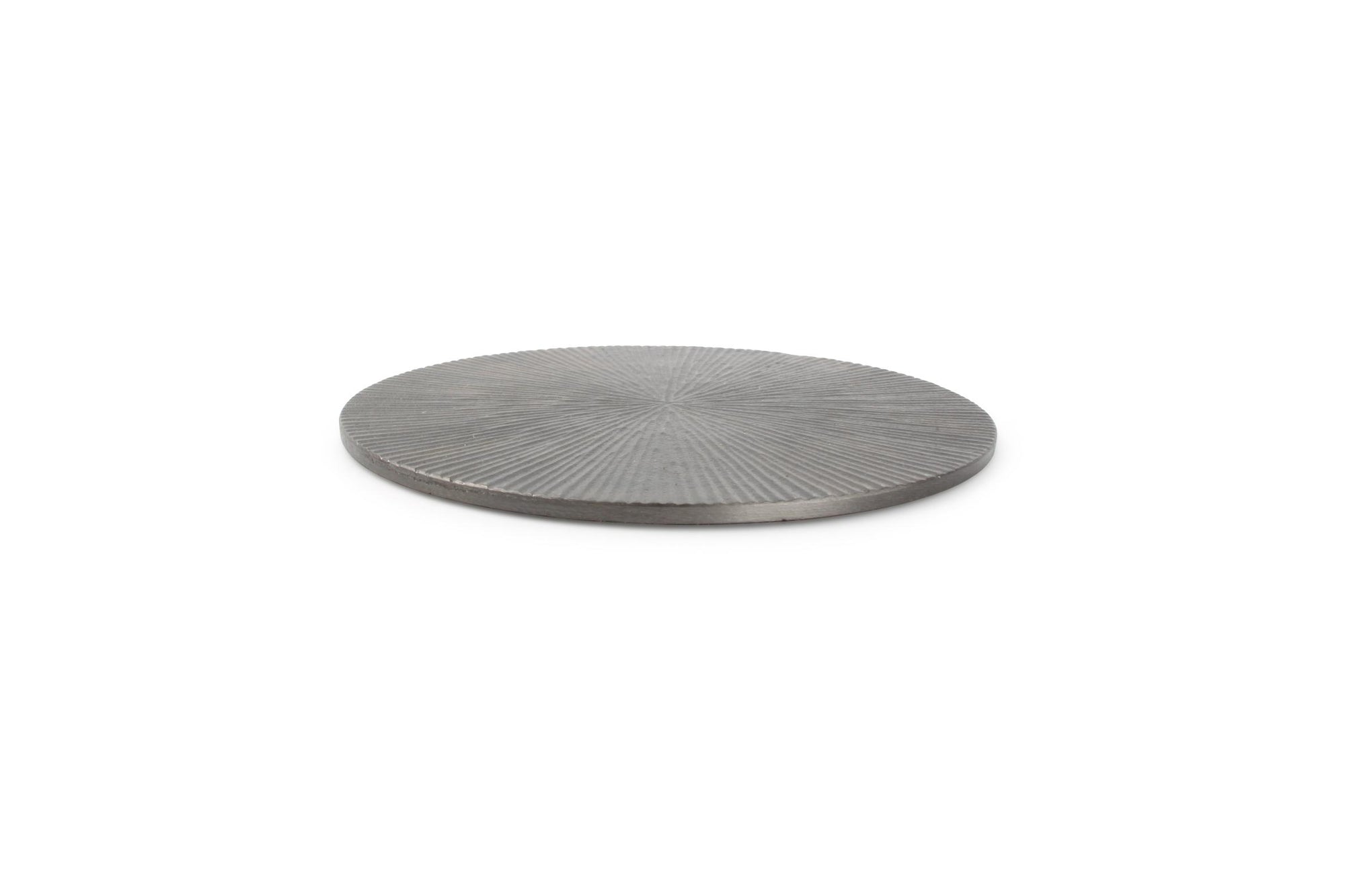 S&P - Sous-plat 20cm nervuré noir Charm - 1 SET - 2 pièces