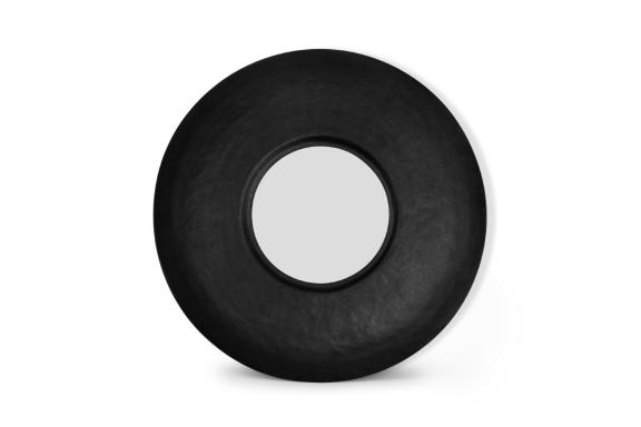 S&P - Mirroir 65xH10cm noir Duro
